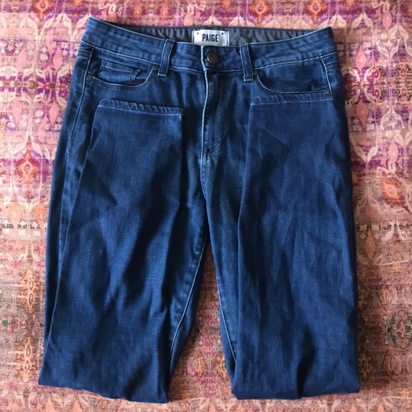 Paige Hoxton Ankle blue denim jeans sz 28 - Picture 2 of 9